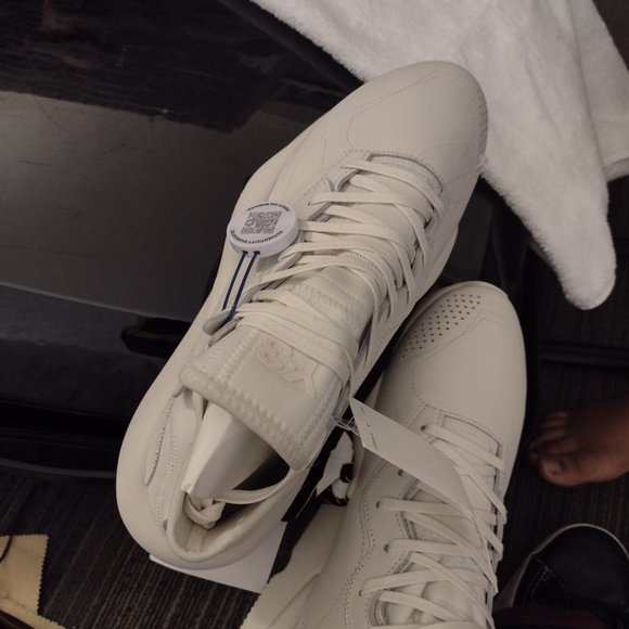 Yohji Yamamoto Y-3 White Sneakers 12.5 - Picture 6 of 16